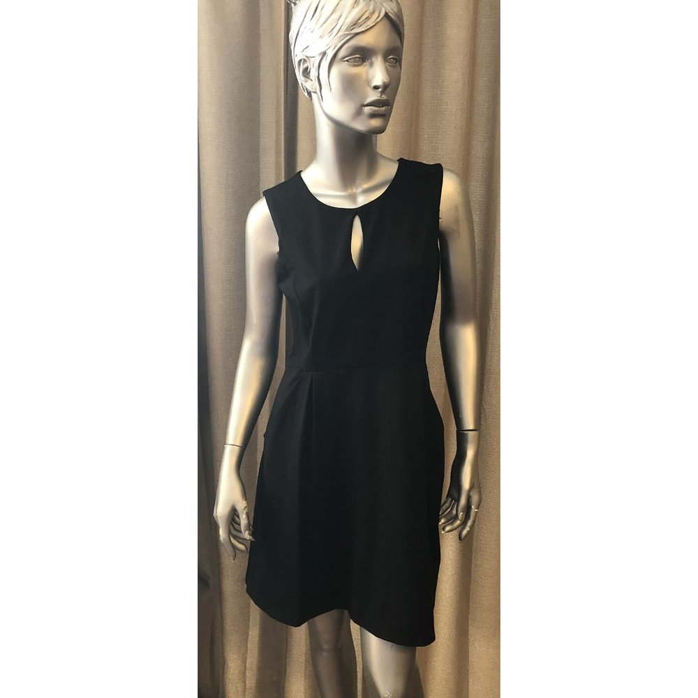Cynthia Rowley Black Size Medium M Sleeveless Nylon Dress w/ Pockets